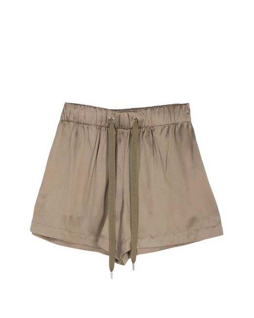 Sa Su Phi Brown Short Valentina À Lien De Resserrage