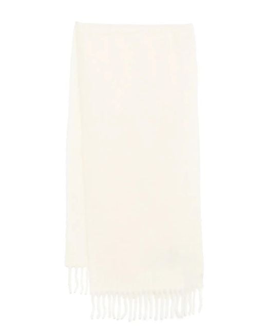 Sciarpa Con Nappa di Canada Goose in White