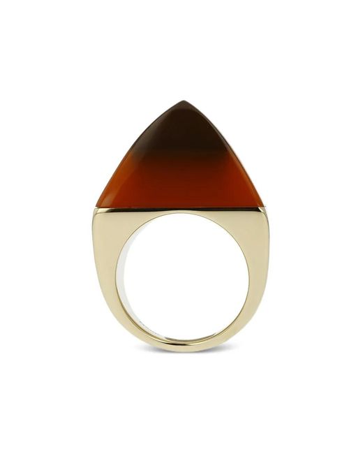 Mark Davis Metallic 18K Kendall Bakelite Ring