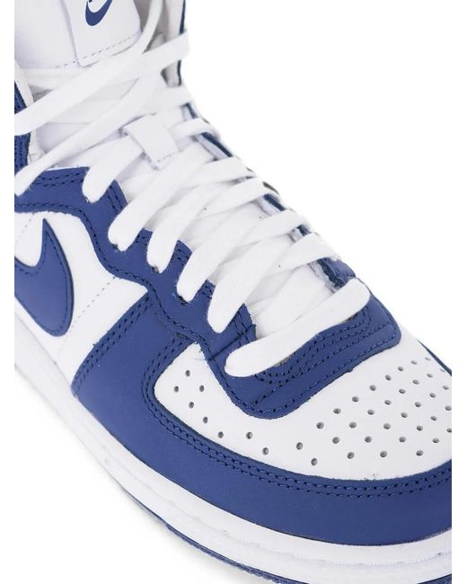 Nike Blue Terminator High-Top Sneakers for men
