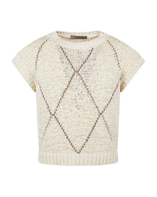 D.exterior ニット Tシャツ Natural