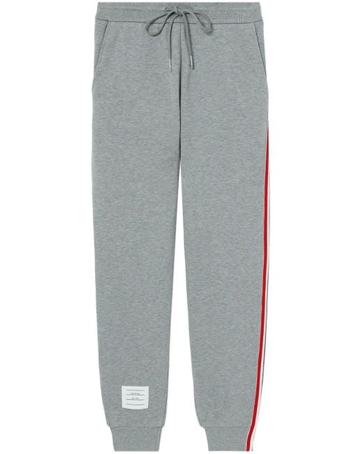 Thom Browne Gray Classic Rwb Cotton Track Pants
