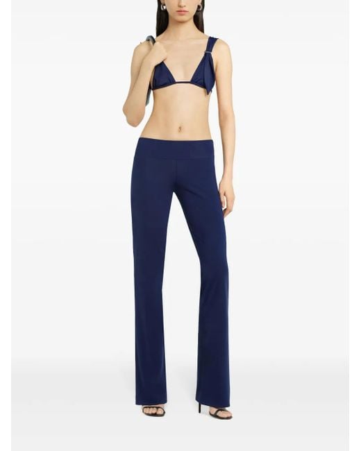 Courreges Blue Scarf Bikini Set