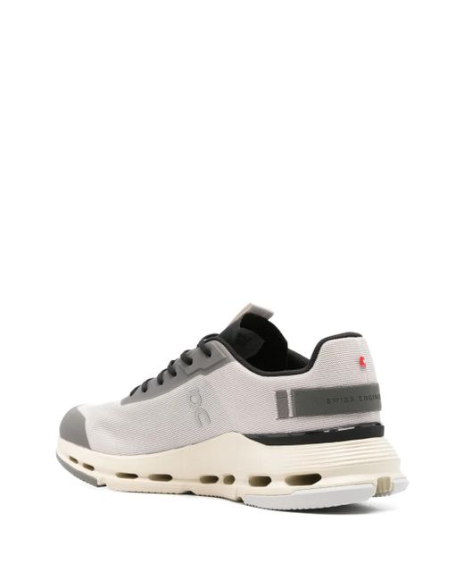 On Shoes White Cloudnova Sneakers for men
