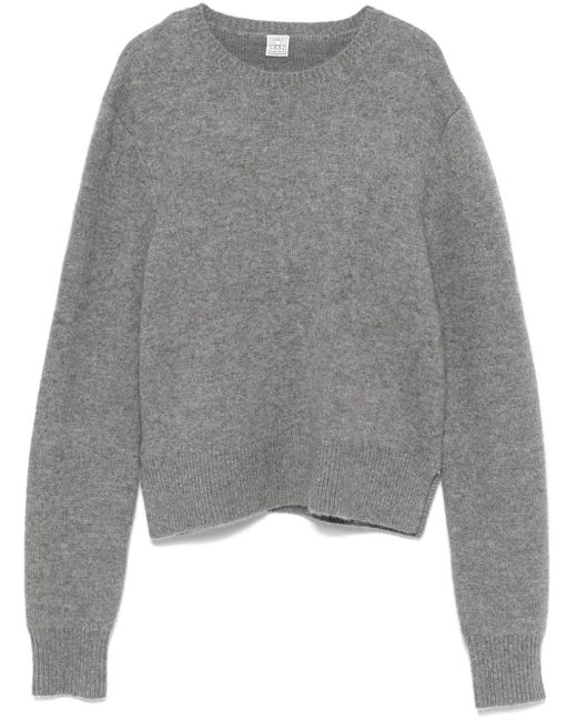 Totême  クロップド セーター Gray