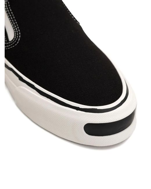 KAMIYA Black Cornell Vulcanized Slip-On Sneakers
