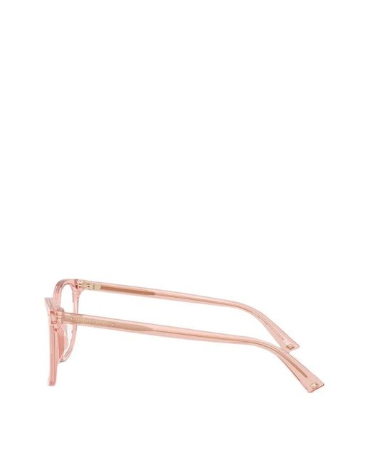 Jimmy Choo Natural Rectangle Glasses