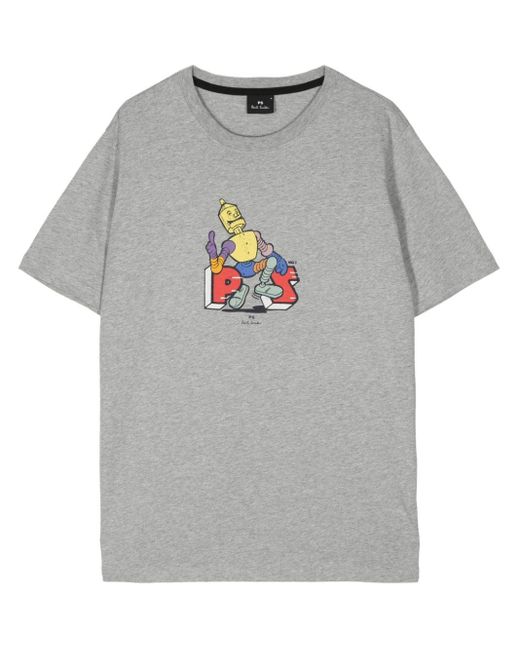 Camiseta con estampado gráfico PS by Paul Smith de hombre de color Gray