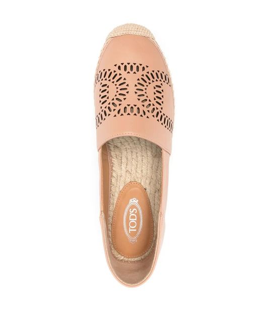 Tod's Pink Flat Shoes