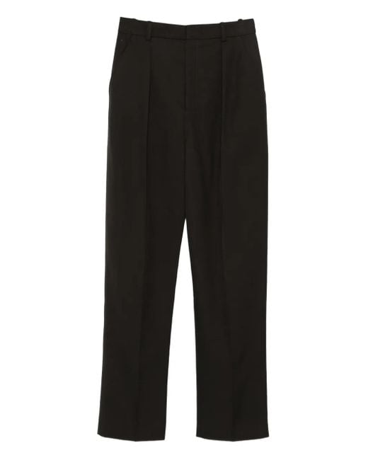 Lemaire Black Hose mit Faltentaschen