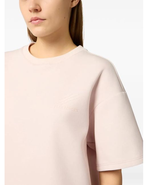 Philipp Plein T-Shirt Met Ronde Hals in het Pink