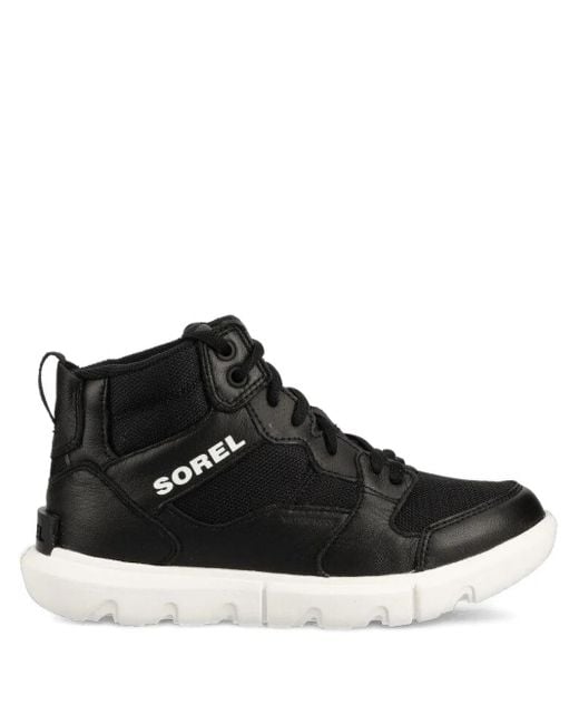 Sorel Black Explorer Ii High-Top Lace-Up Sneakers