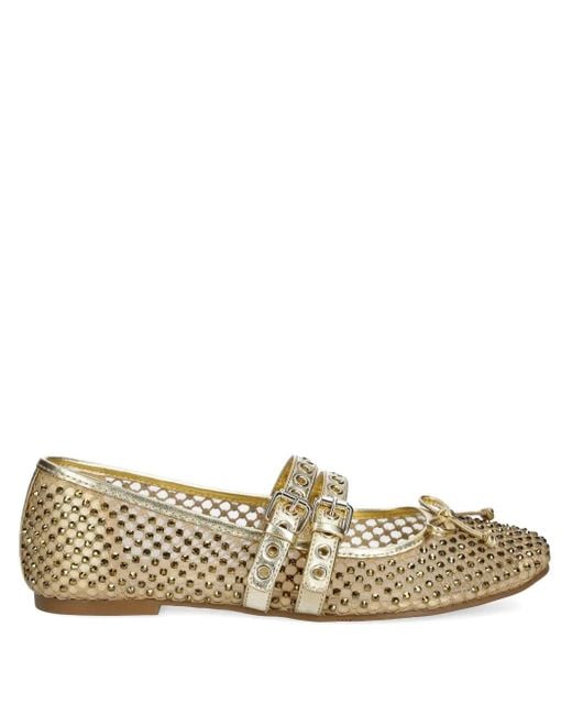 Guess Kayann Ballerina's Met Gesp in het Metallic
