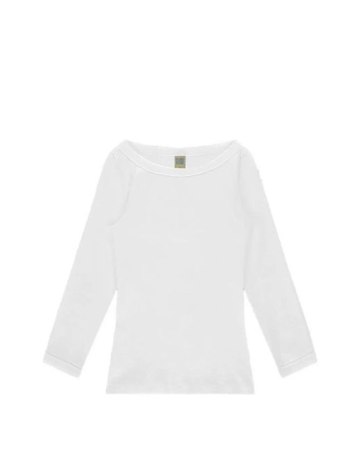 Flore Flore White Steffi Long-Sleeved T-Shirt