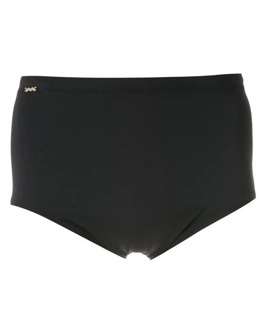 Amir Slama Black Panelled Trunks for men