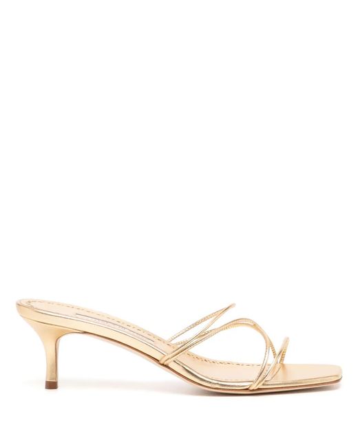 Manolo Blahnik Natural 50Mm Ninfemu Sandals
