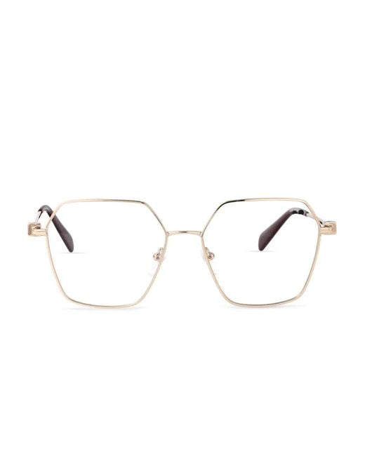 Liu Jo Natural Geometric-Frame Glasses