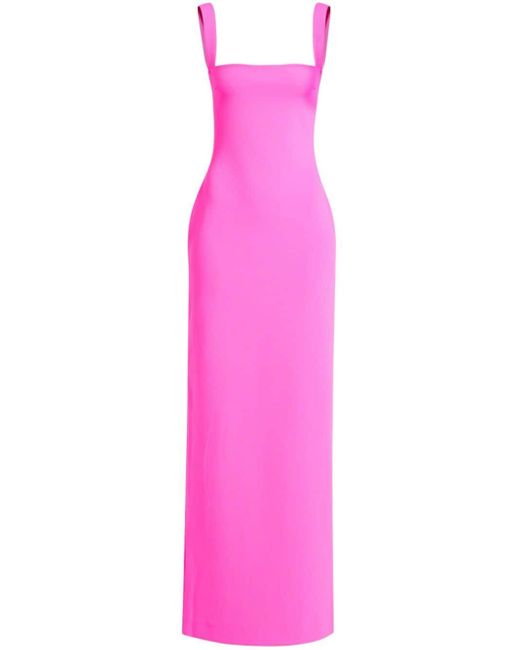 Solace London Pink Joni Crepe Maxi Dress