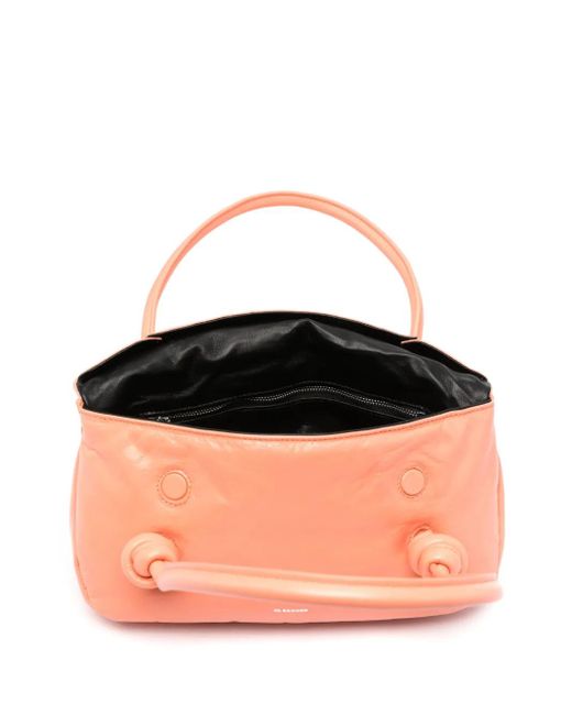 Jil Sander Pink Petit Sac Cabas À Design Matelassé