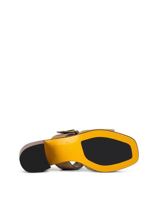 Doucal's Multicolor Suede Double-Strap Sandals