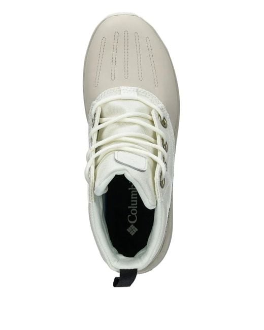 Columbia Natural Lace-Up Rubber-Sole Boots