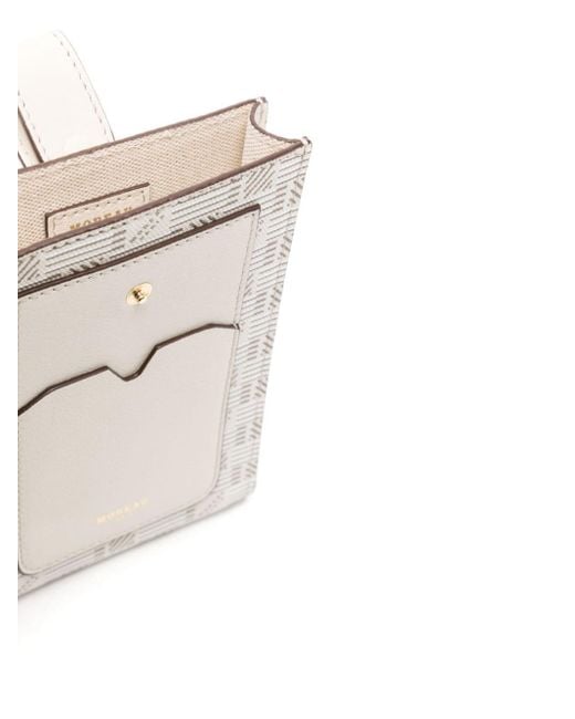 Moreau White Phone Pouch Leather Bag