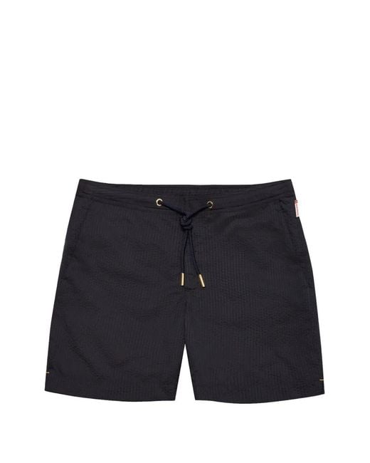 Orlebar Brown Blue Bulldog Seersucker Swim Shorts for men