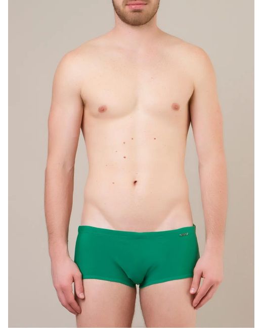 Amir Slama Green Swimming Trunks for men