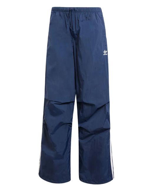 Adidas Blue 3-Stripes Track Pants