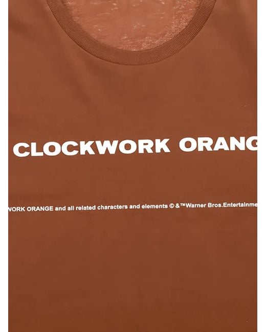 Undercover Brown Clockwork T-Shirt for men