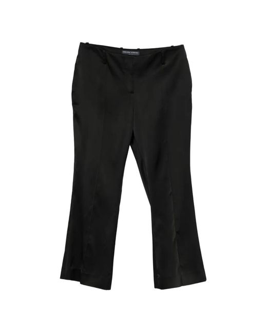 Ermanno Scervino Black Viscose Elastane Pants