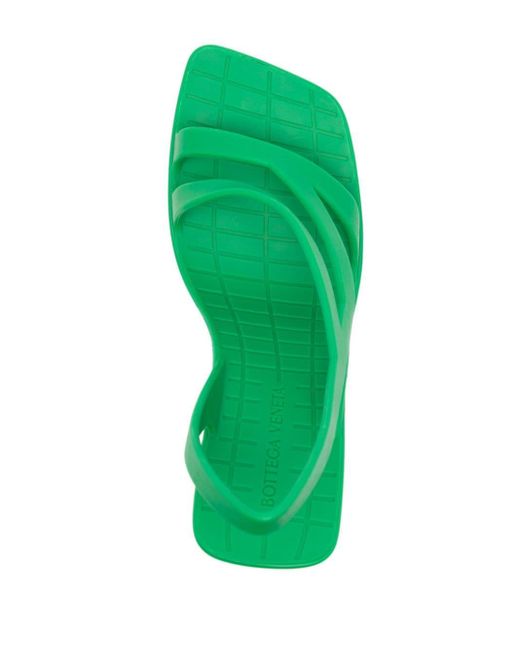Bottega Veneta Green Jimbo 120mm Sandals