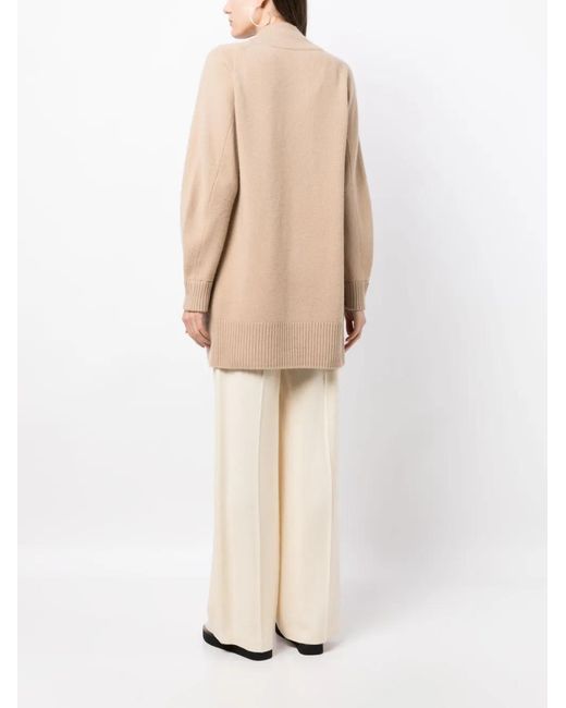 Vince Natural Offener Kaschmirmantel