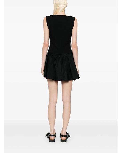 Reformation Black Defina Dress
