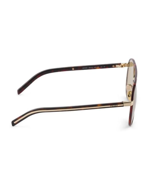 Prada Natural Pilot-Frame Sunglasses