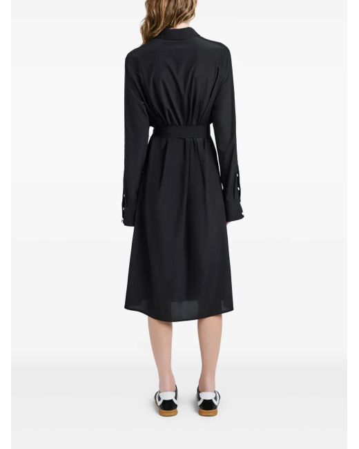 Proenza Schouler Black Mckenna Midi Dress