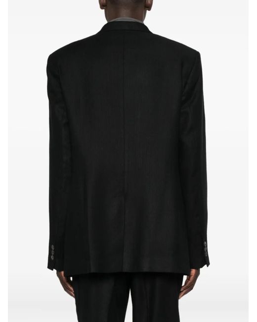 Our Legacy Black Pinstriped Blazer for men