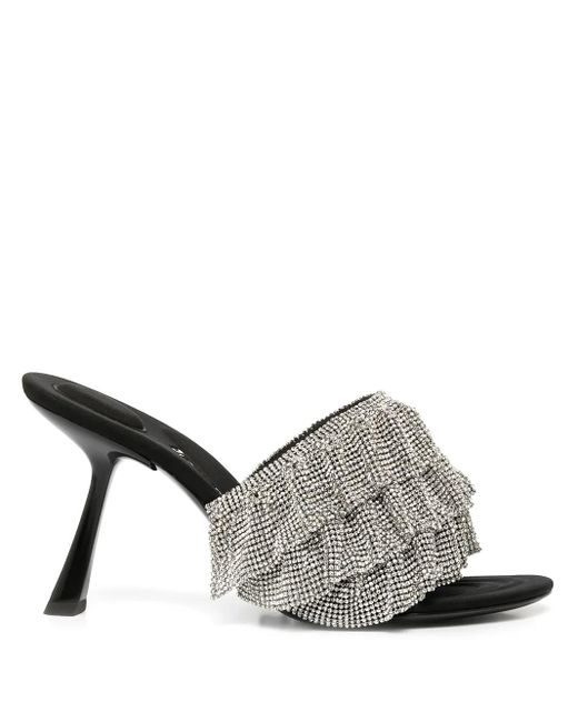 Mules Nala Con Ruches 105Mm di Alexander Wang in Black