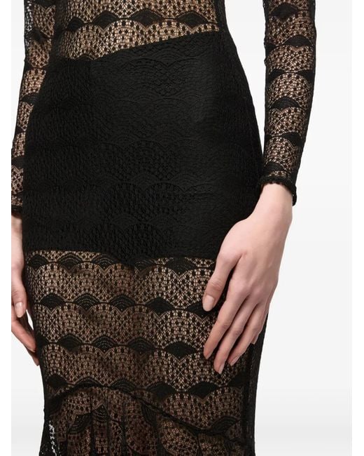 Atu Body Couture Black Robe À Manches Longues