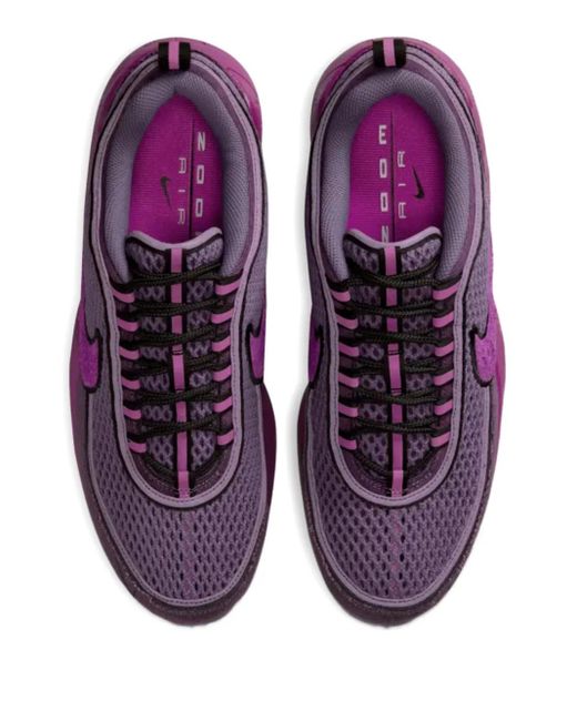 Nike Purple Air Zoom Spiridon Prm Mesh-Panel Sneakers for men