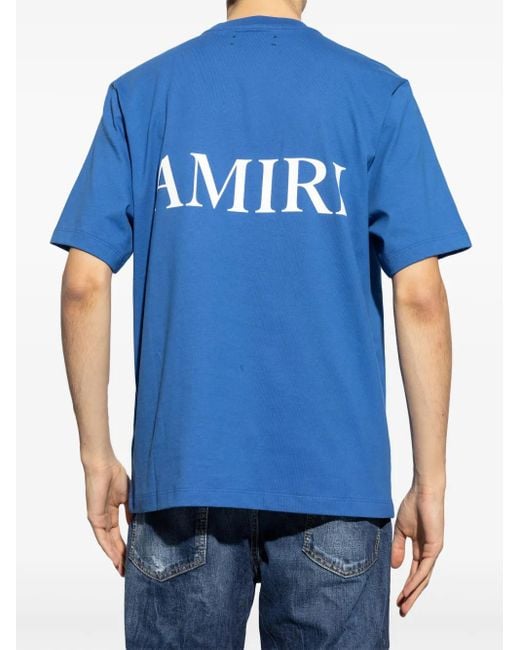 Amiri Blue Ma Core Printed T-Shirt for men