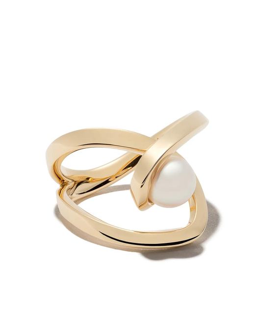 Tasaki 18Kt Geelgouden Atelier Aurora Akoya Ring in het White