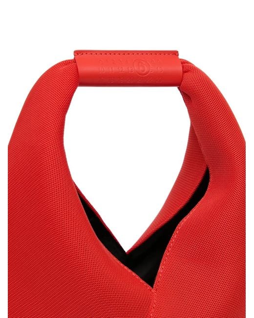 MM6 by Maison Margiela Red Small Japanese Tote Bag