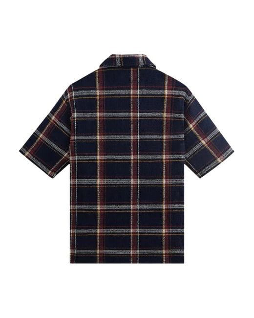 Kith Blue Plaid Shirt for men
