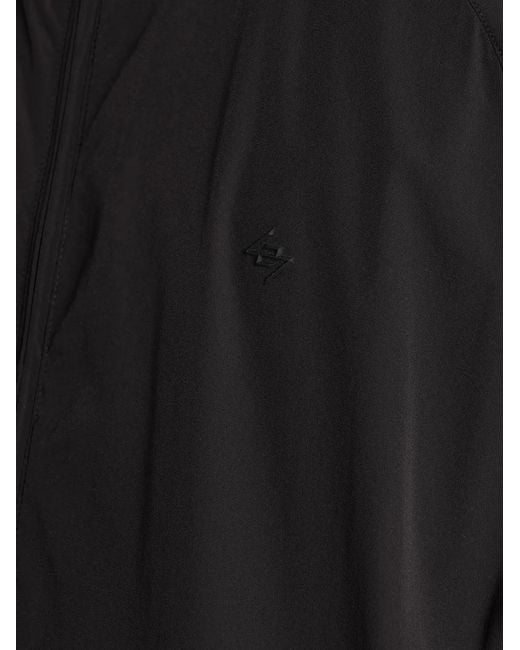 Represent Black Logo-Embroidered Raglan-Sleeve Track Jacket for men