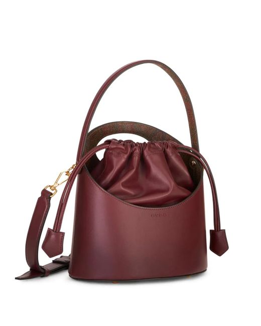 Etro Red Saturn Bucket Bag