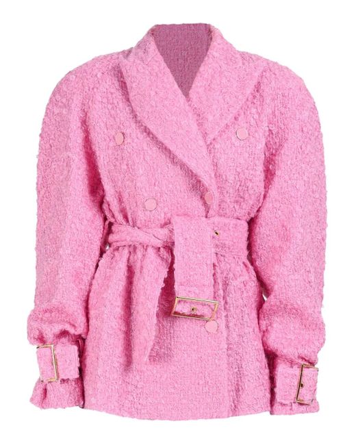 Chaqueta con doble botonadura ROWEN ROSE de color Pink