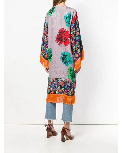 Etro フローラル ポンチョ White