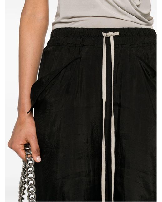 Pantalon ample Lido à lien de resserrage Rick Owens en coloris Black