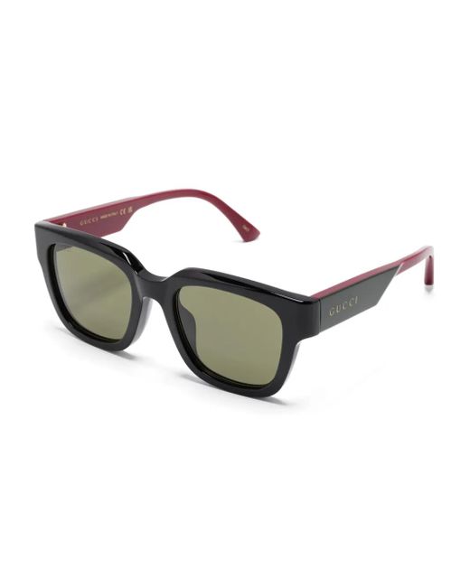 Gucci Black Oversize-Frame Sunglasses for men
